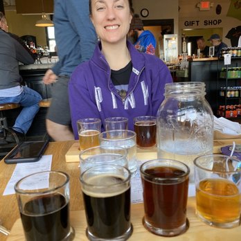 Buckeye Lake Brewery - $5 flight of 4 beers on ah days. Love their beers! Awesome atmosphere - Breweries Near Me - Buckeye Lake, Ohio