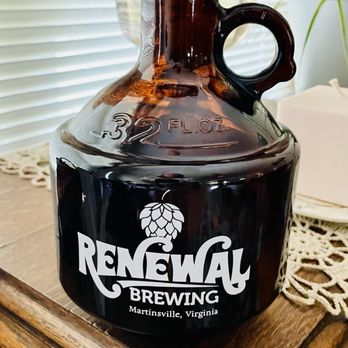 Renewal Brewing - Growlers for sale with your favorite selection - Brewpubs Near Me - Martinsville, Virginia Renewal Brewing - Growlers for sale with your favorite selection - Brewpubs Near Me - Martinsville, Virginia