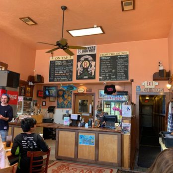 Arcata Pizza & Deli - Front counter, menu screens are on the upper right wall. - Pizza Near Me - Arcata, California Arcata Pizza & Deli - Front counter, menu screens are on the upper right wall. - Pizza Near Me - Arcata, California