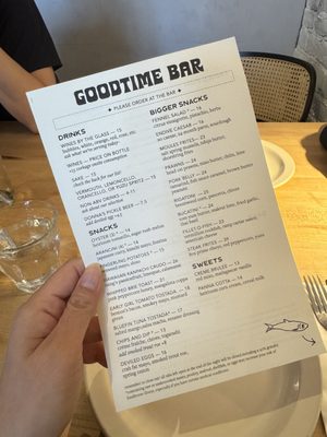 Menu photo 1 Goodtime Bar San Jose, CA Menu photo 1 Goodtime Bar San Jose, CA