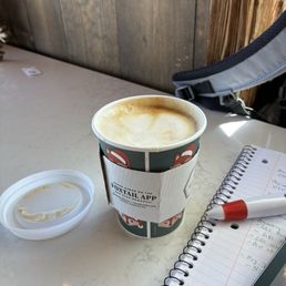 Crème brûlée latte