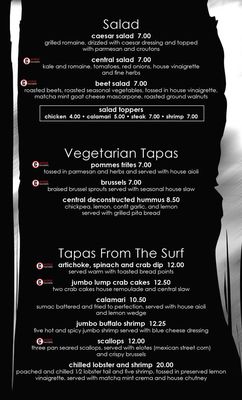 Menu photo 7 Central 111 Virginia Beach, VA
