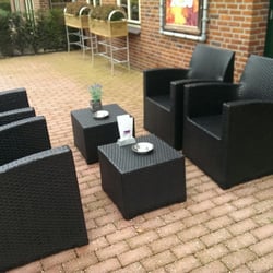 De Bonnefooi - De rookzitjes buiten.