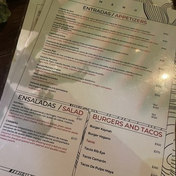 Kay Nah - Menu - Seafood Near Me - Tulum, ROO