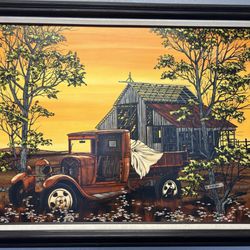 Tire Man - Awesome painting left over from the previous owners
