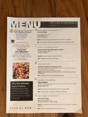 Menu photo 1 HTB cafe Austin, TX