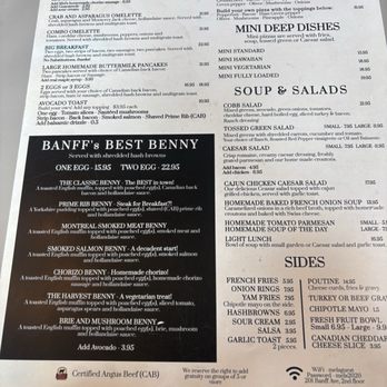 Melissa's MisSteak - Menu - Steakhouses Near Me - Banff, Alberta Melissa's MisSteak - Menu - Steakhouses Near Me - Banff, Alberta
