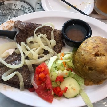 Isla Del Encanto - Mofongo con bistec - Puerto Rican Near Me - Miami, Florida Isla Del Encanto - Mofongo con bistec - Puerto Rican Near Me - Miami, Florida