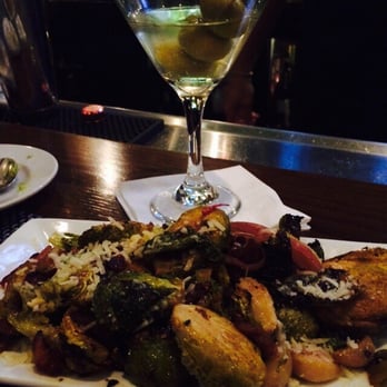 Chez Henry's - A lil roasted Brussel sprouts & pancetta - New American Near Me - Delray Beach, Florida