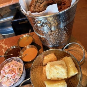 Hearthstone Kitchen & Cellar - chicken bucket - New American Near Me - Las Vegas, Nevada