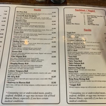 Konnichiwa - Menu - Sushi Bars Near Me - Lexington, South Carolina