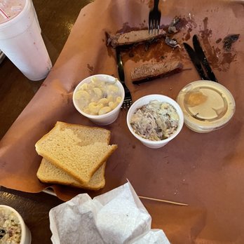 Hays Co. Bar-B-Que and Catering - Trays of food (what we couldn't eat). - Barbeque Near Me - Kyle, Texas Hays Co. Bar-B-Que and Catering - Trays of food (what we couldn't eat). - Barbeque Near Me - Kyle, Texas