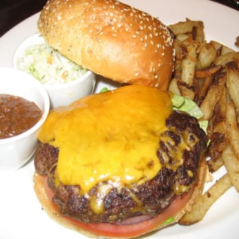 Ben's Next Door - burger with cheddar, onions, chili and fries - Bars Near Me - Washington, DC, District of Columbia