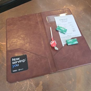 Red Rooster Brick Oven - Some mints with the check. - Pizza Near Me - San Rafael, California
