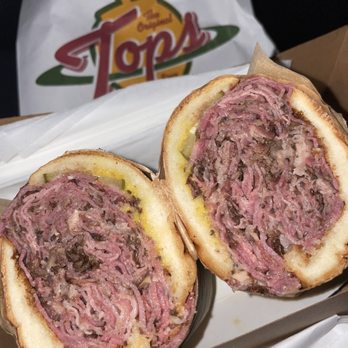 The Original Tops - Our Famous Pastrami Sandwich - so much meat! - Burgers Near Me - Pasadena, California The Original Tops - Our Famous Pastrami Sandwich - so much meat! - Burgers Near Me - Pasadena, California