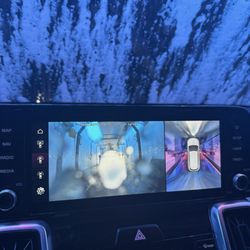 Inside the car wash