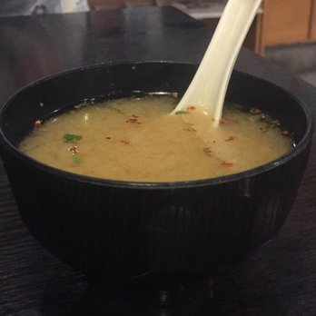 Sushi 5 - Spicy Miso soup. - Japanese Near Me - North Vancouver, British Columbia Sushi 5 - Spicy Miso soup. - Japanese Near Me - North Vancouver, British Columbia