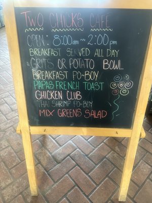 Menu photo 1 Two Chicks Cafe New Orleans, LA Menu photo 1 Two Chicks Cafe New Orleans, LA