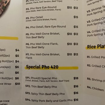 Pho 420 Saigon - Menu - Vietnamese Near Me - Palisades Park, New Jersey