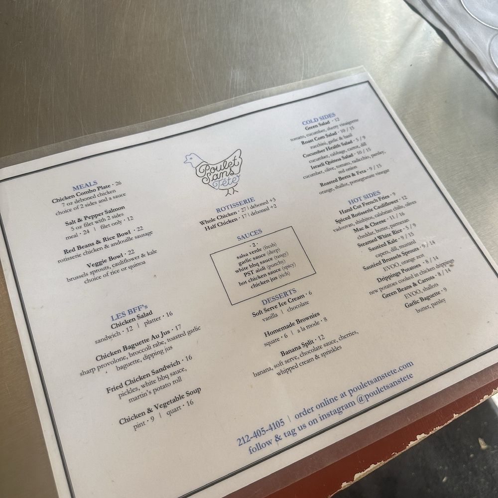 Poulet Sans Tete - Chicken Shop Near Me - New York, New York Poulet Sans Tete - Chicken Shop Near Me - New York, New York
