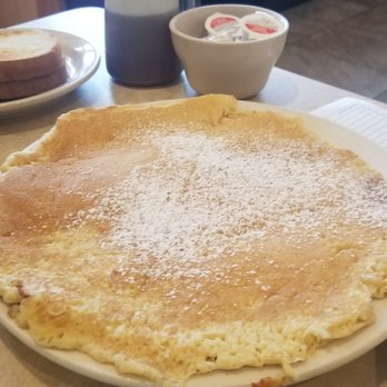 Monticello Red Wheel Restaurant - One side of pancakes. Sourdough toast included in each breakfast - Seafood Near Me - Monticello, Illinois