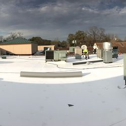 Modern Roofing - Flat roof recover in Houston