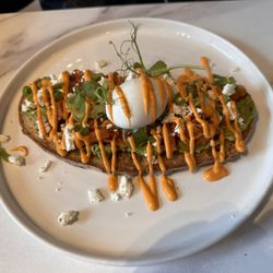 The Wilson Street Pantry - Gochujang/kimchi avocado toast