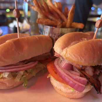Pillbox Tavern - Club sandwich with fries - Sports Bars Near Me - Saint Paul, Minnesota