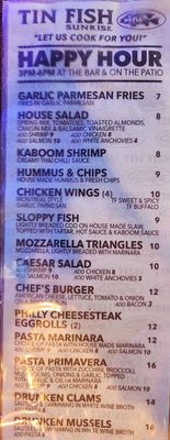 Menu photo 1 Tin Fish Sunrise, FL Menu photo 1 Tin Fish Sunrise, FL