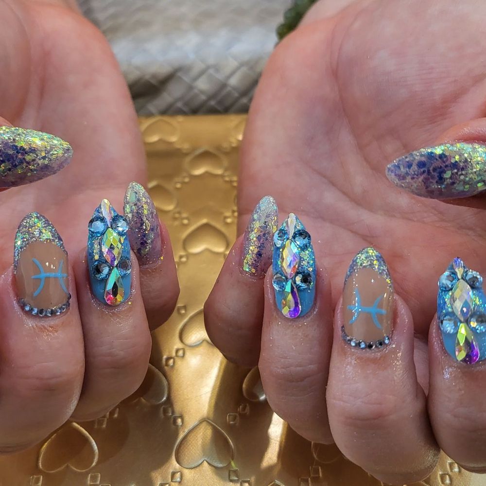 Gel Touch Nail Spa - Another pretty set from Angela. - Nail Salons Near Me - Carlsbad, California