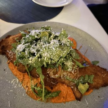 Lido Bayside Grill - Chicken Milanese - Mediterranean Near Me - Miami Beach, Florida Lido Bayside Grill - Chicken Milanese - Mediterranean Near Me - Miami Beach, Florida