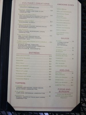 Menu photo 2 J5 Steakhouse Spicewood, TX Menu photo 2 J5 Steakhouse Spicewood, TX