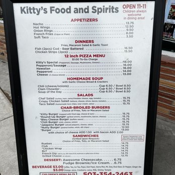 Kitty's Food And Spirits - Sandwiches Near Me - Tillamook, Oregon