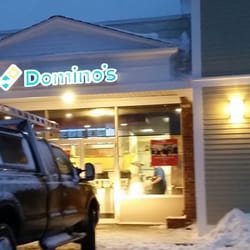 Domino's Pizza - Only restaurant open during the blizzard
