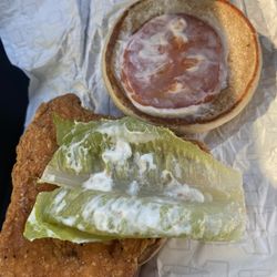 Wendy's - Absolutely nothing to it. Just a dried out thin slab of chicken!