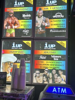 Menu photo 4 The 1UP Arcade Bar - LoDo Denver, CO Menu photo 4 The 1UP Arcade Bar - LoDo Denver, CO