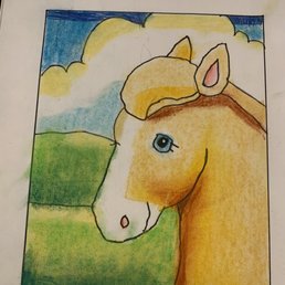 horse drawing done in class by 5 yr old horse drawing done in class by 5 yr old
