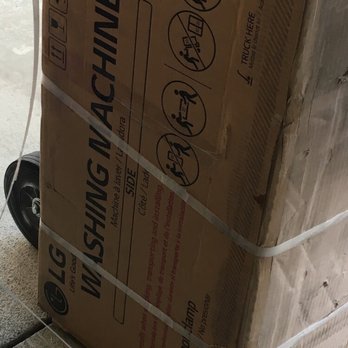 Costco Wholesale - This is how the idiots that Costco hires to deliver appliances work. - Gas Stations Near Me - Eureka, California