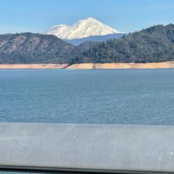 Chappie-Shasta Off-Highway Vehicle Area - On the dam with a Mt. Shasta view