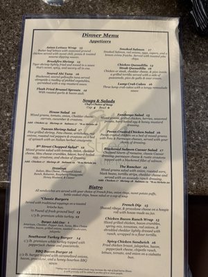 Menu photo 4 8th Street At the Ivy Cody, WY Menu photo 4 8th Street At the Ivy Cody, WY