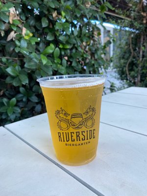 Riverside Biergarten by null