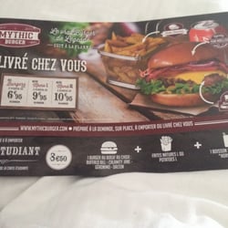 Mythic Burger - Flyer