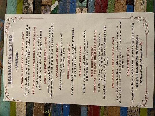 Menu photo 8 BearWaters Brewing Company Maggie Valley, NC Menu photo 8 BearWaters Brewing Company Maggie Valley, NC