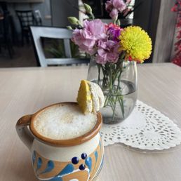 Mazapán latte