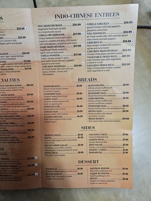Menu photo 4 Nabhya Indian Restaurant Kew Gardens, NY