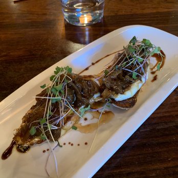 Bravas Bar de Tapas - Goat Cheese Toast We had this for dessert! Delightfully creamy and sweet and crunchy! A MUST! - Spanish Near Me - Healdsburg, California