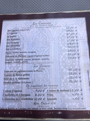 Menu photo 2 Elyssa Marseille, 13
