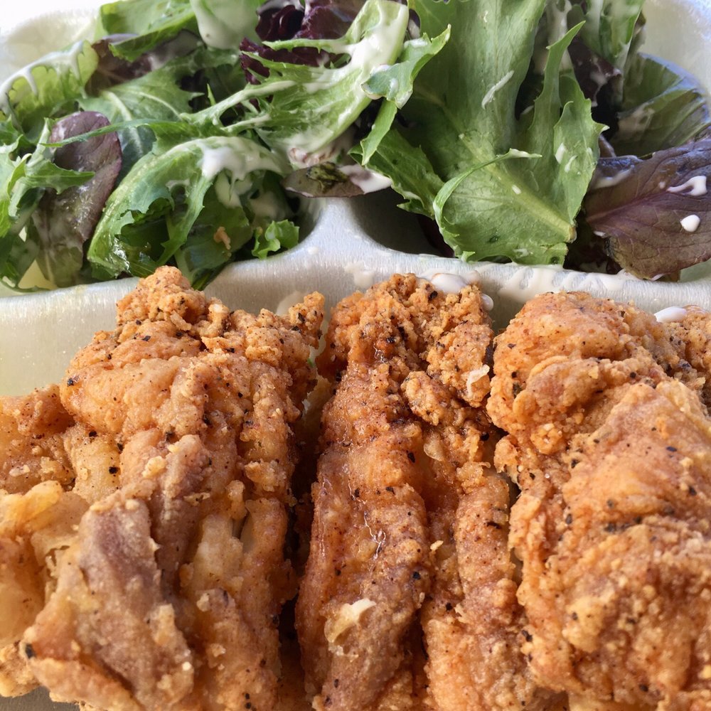 So FAT Catering - Fried Chicken with all tossed salad. - Food Trucks Near Me So FAT Catering - Fried Chicken with all tossed salad. - Food Trucks Near Me