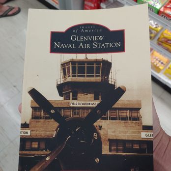 John W Weiss Ace Hardware - Near checkout... - A brochure titled 'Images of America: Glenview Naval Air Station' shows an aircraft propeller in front of the control tower. - Hardware Stores Near Me - Glenview, Illinois