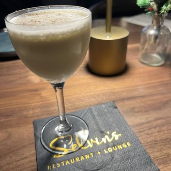 Selvin’s Restaurant & Lounge - Egg nog secret Santa cocktail - New American Near Me - Thousand Oaks, California
